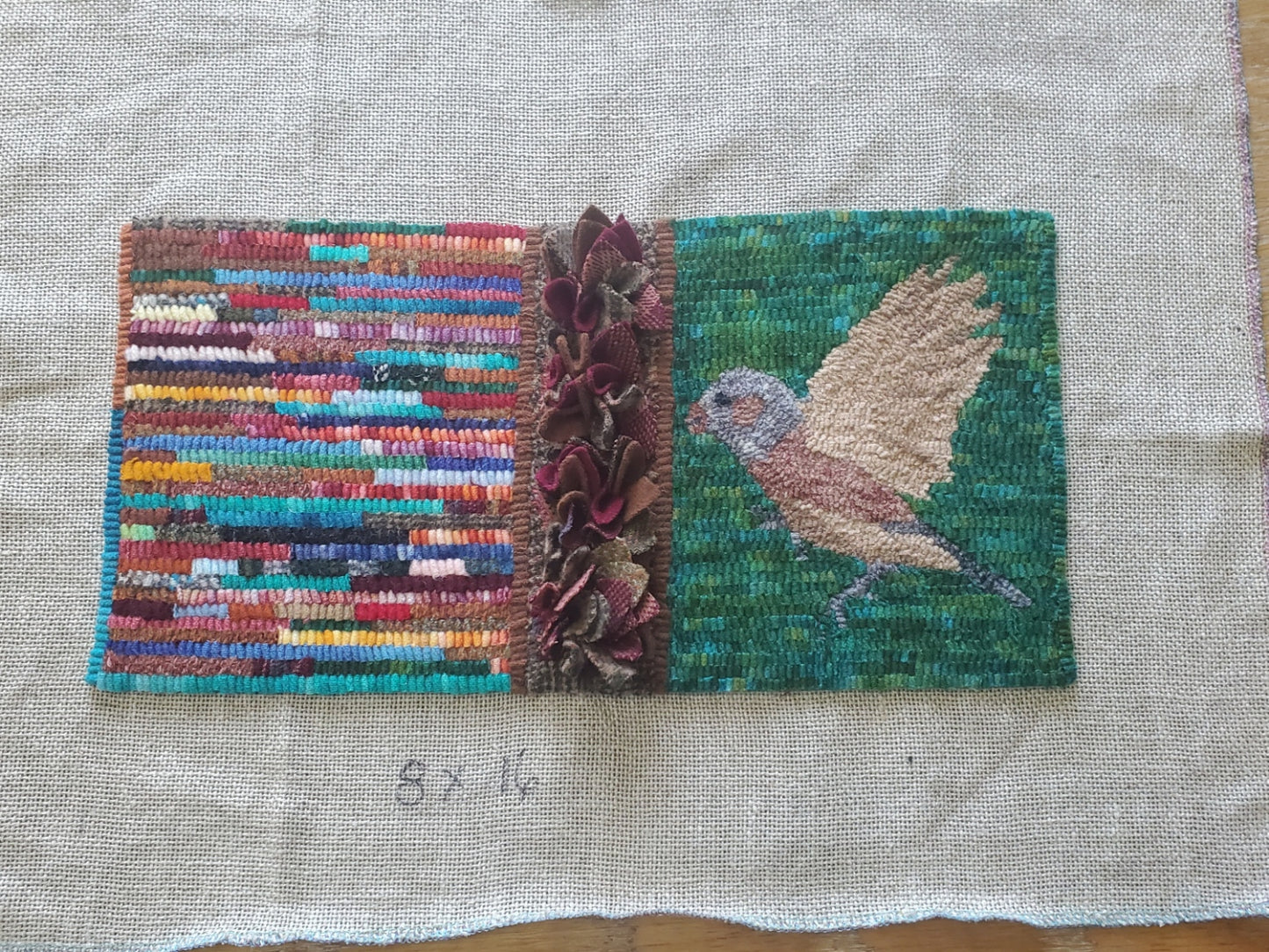 Fiber Art Journal Hooked Cover Tutorial