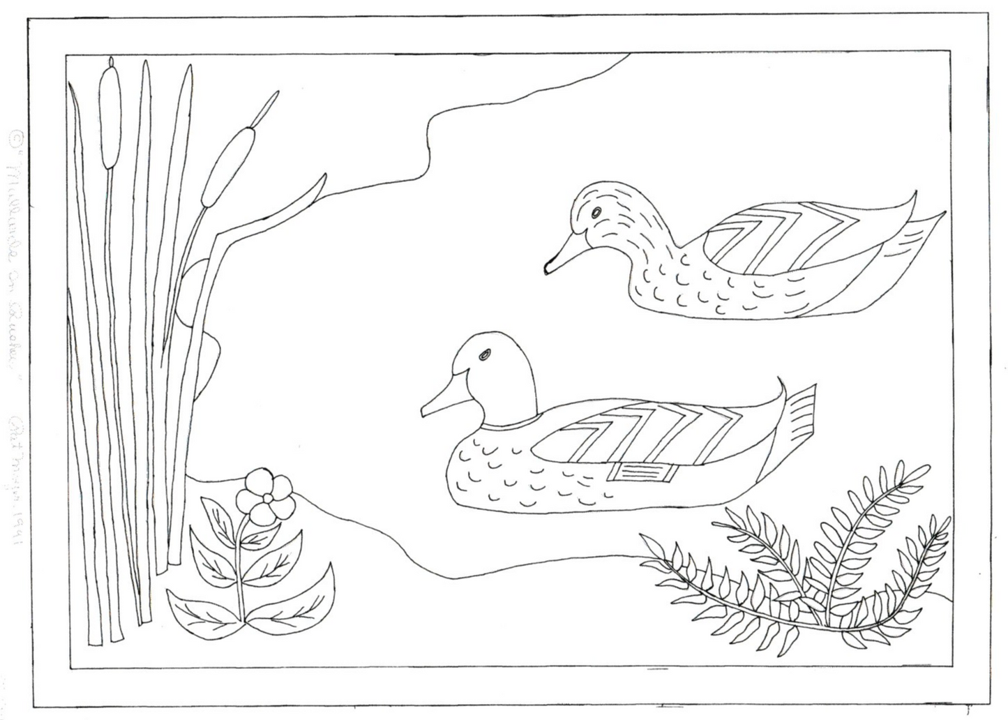 Mallards in Rushes