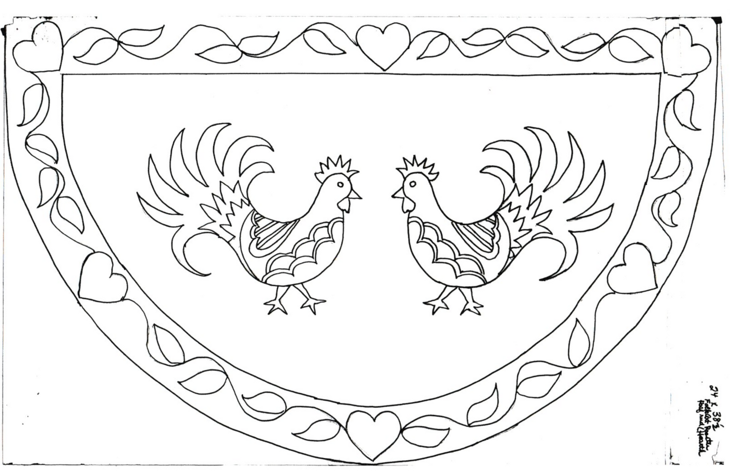 Folk Art Rooster