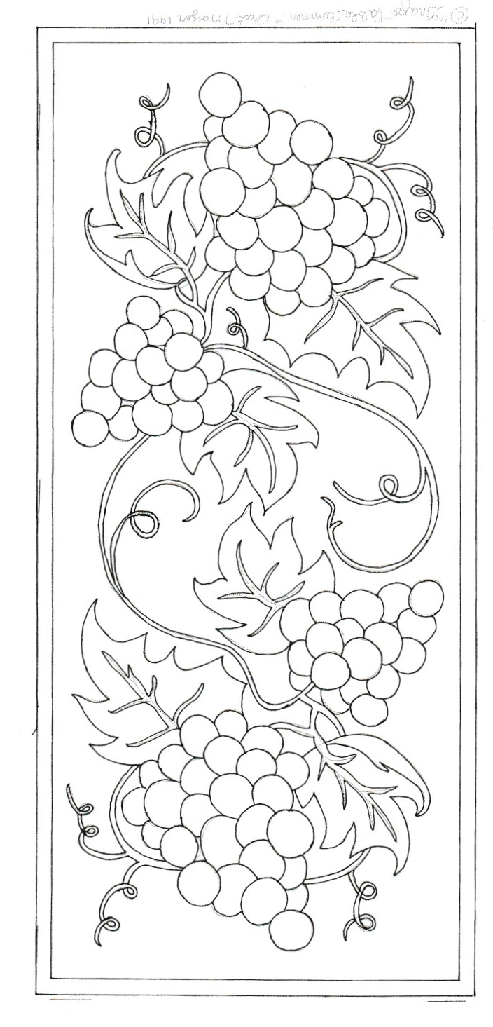 Grape Table Runner