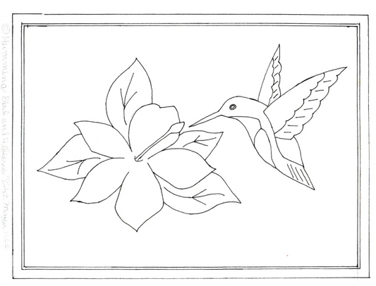 Hummingbird and Hibiscus