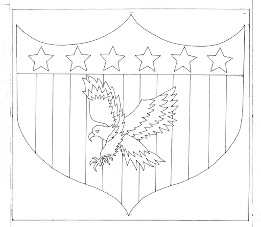 Bald Eagle and Shield