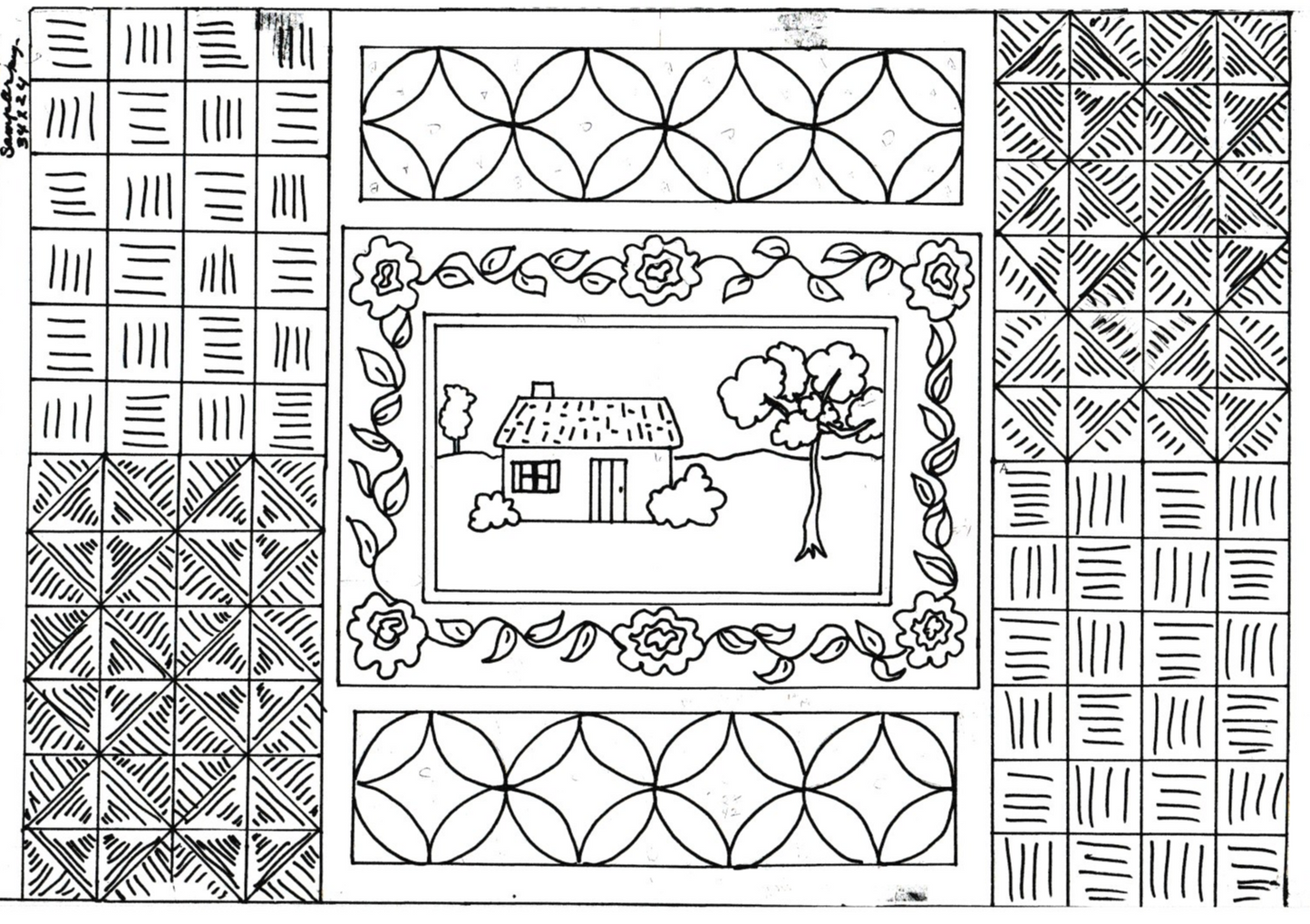 Sampler Rug