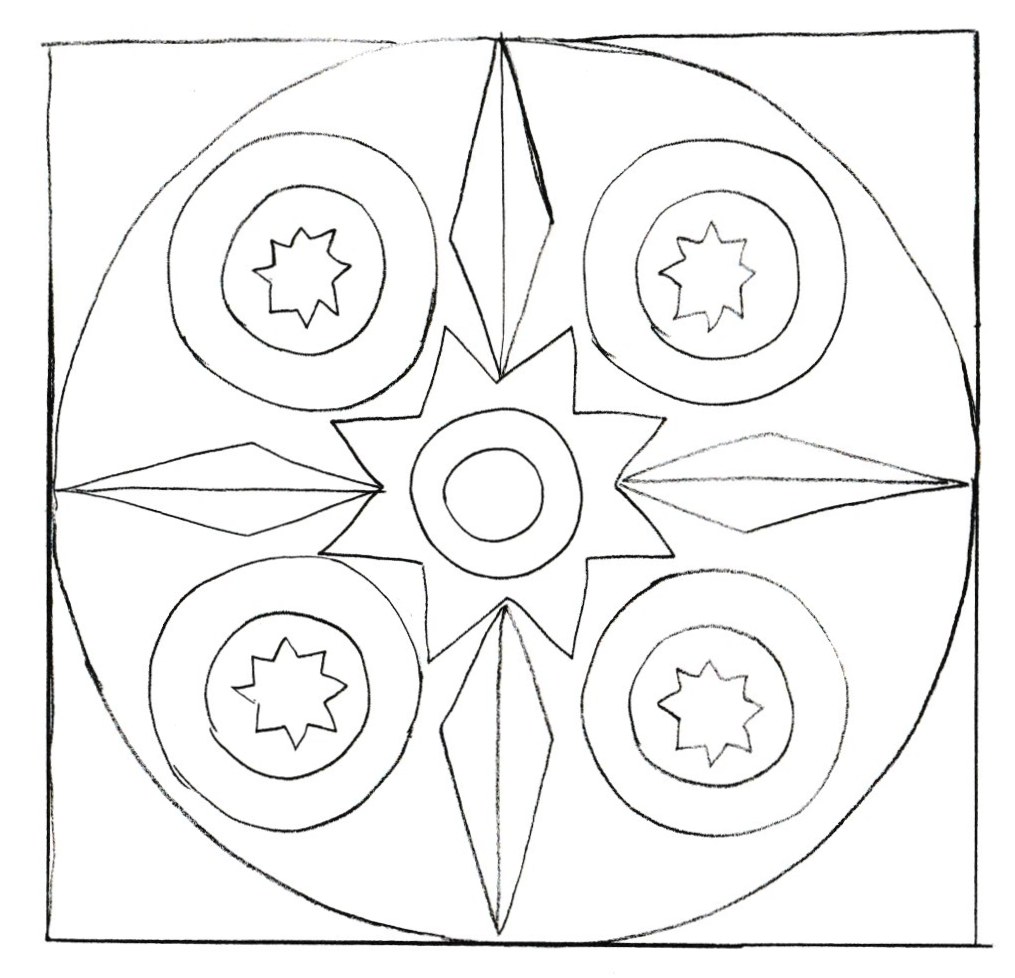 Geometric Chair Pad 4