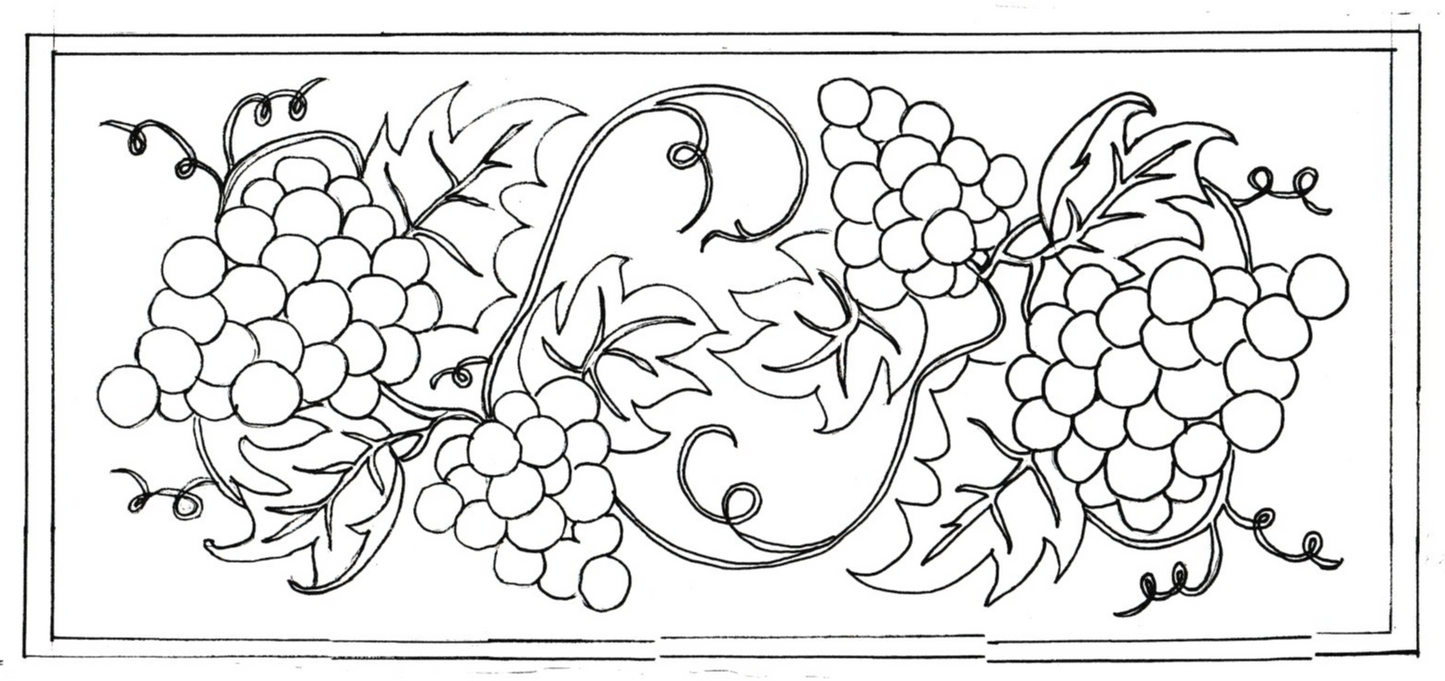 Grape Table Runner