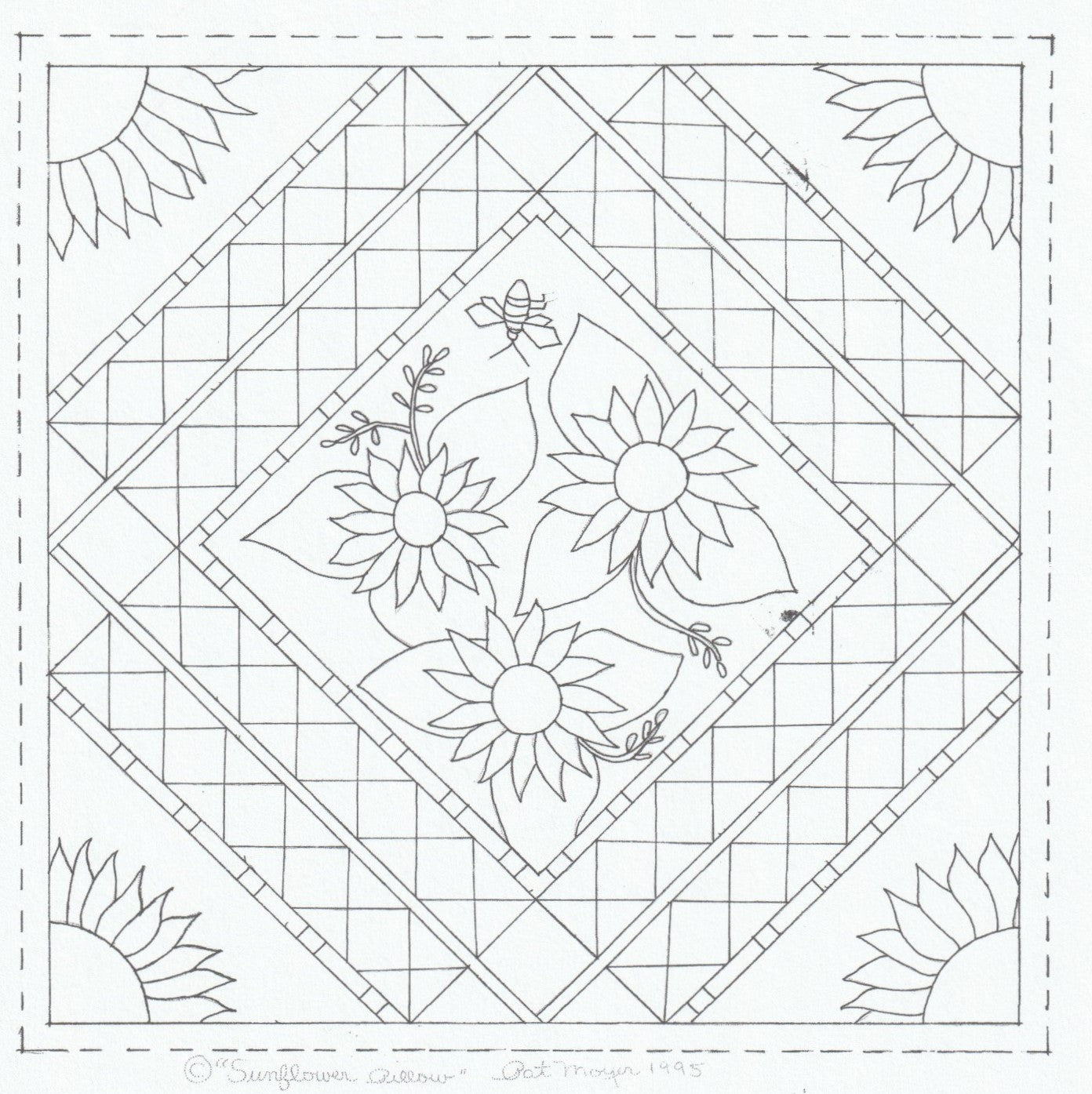 Sunflower Pillow