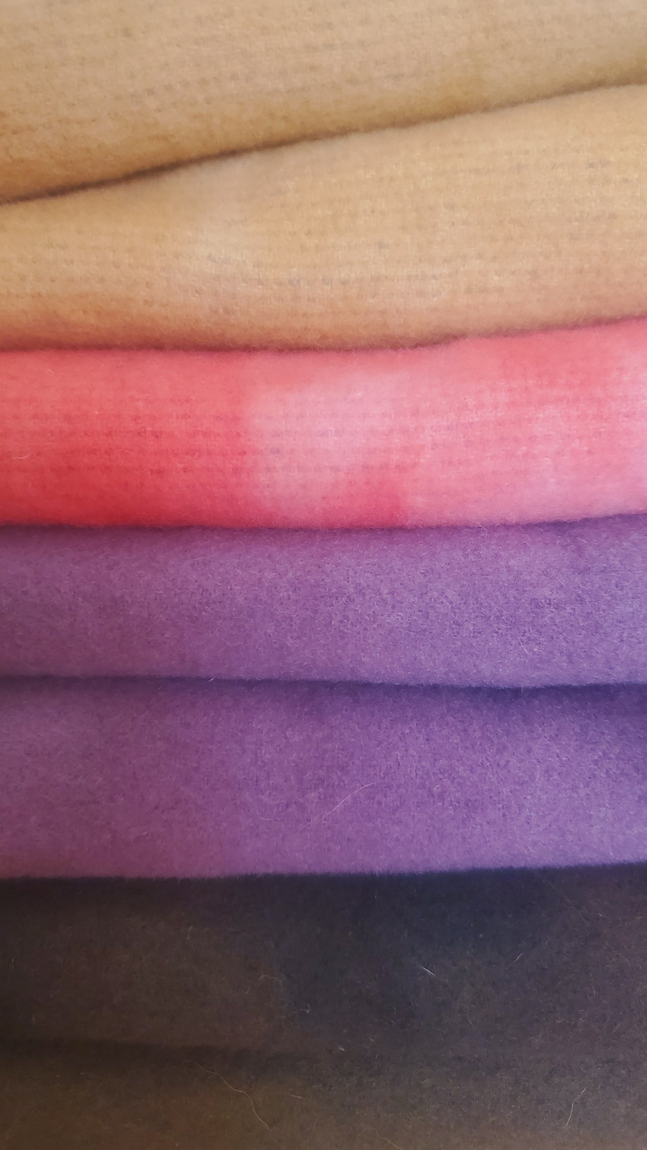Hand Overdyed 100% Wool Morris Code Texture