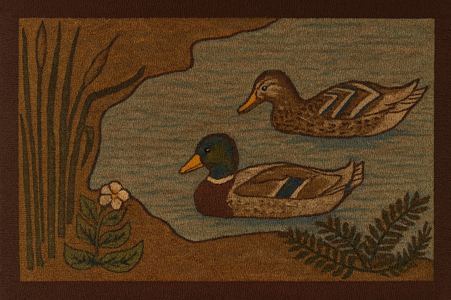 Mallards in Rushes
