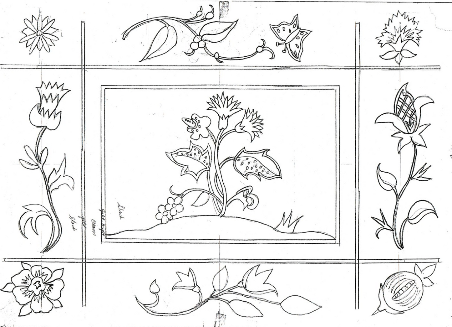 Crewel Sampler