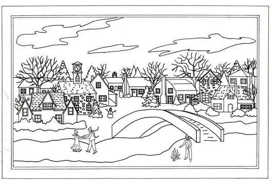 Bridge to Terre Town Winter