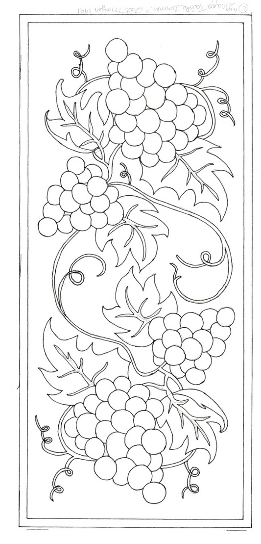 Grape Table Runner