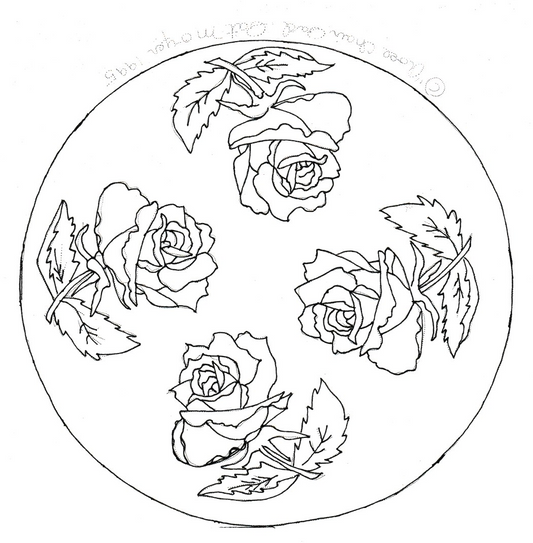 Rose Chair Pad