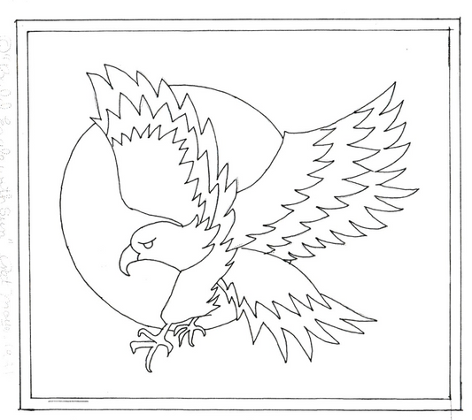Bald Eagle and Sun