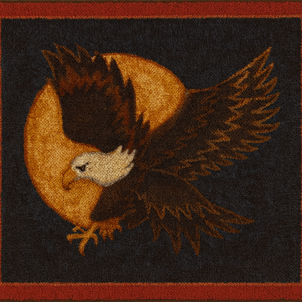 Bald Eagle and Sun