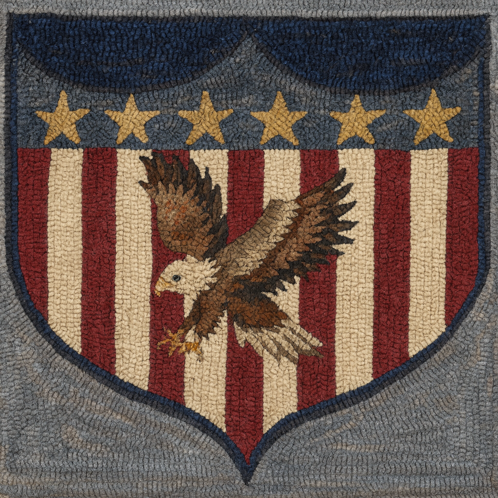 Bald Eagle and Shield