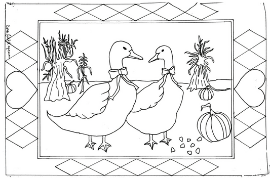 Corn Field Geese