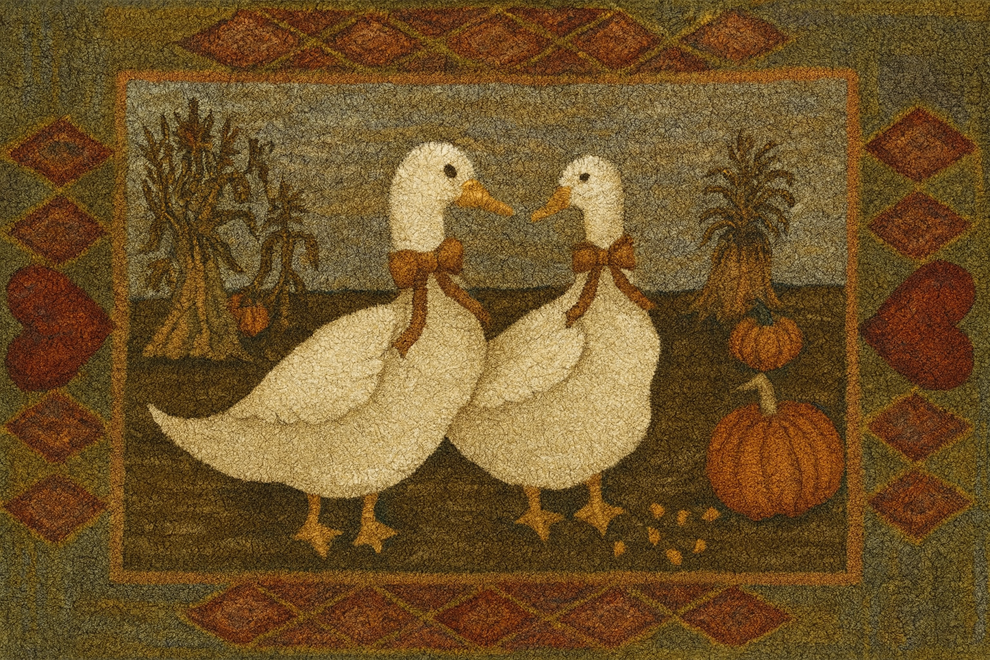 Corn Field Geese