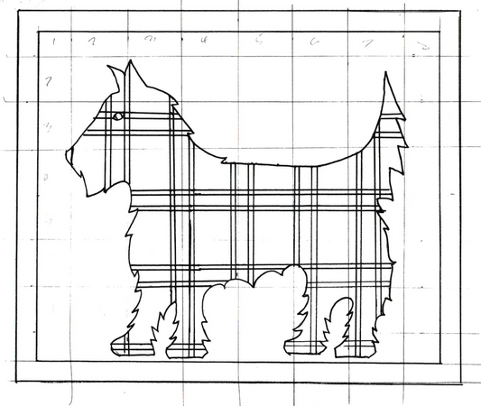 Scotch Plaid Scottie