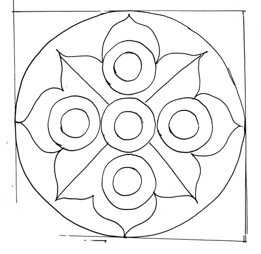 Geometric Chair Pad 3