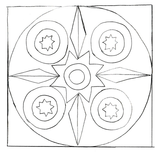 Geometric Chair Pad 4