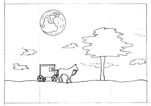Amish Horse and Buggy