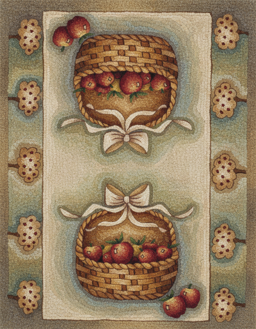 Apple Basket Rug