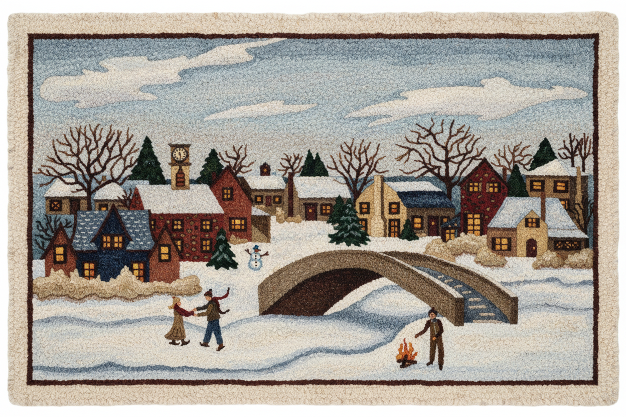 Bridge to Terre Town Winter