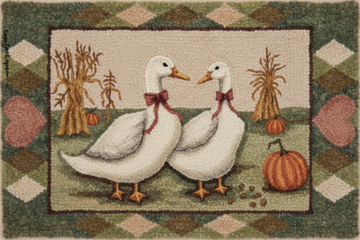 Corn Field Geese