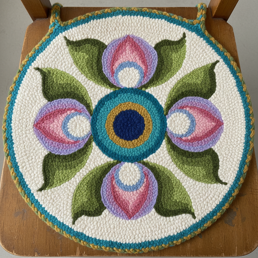 Geometric Chair Pad