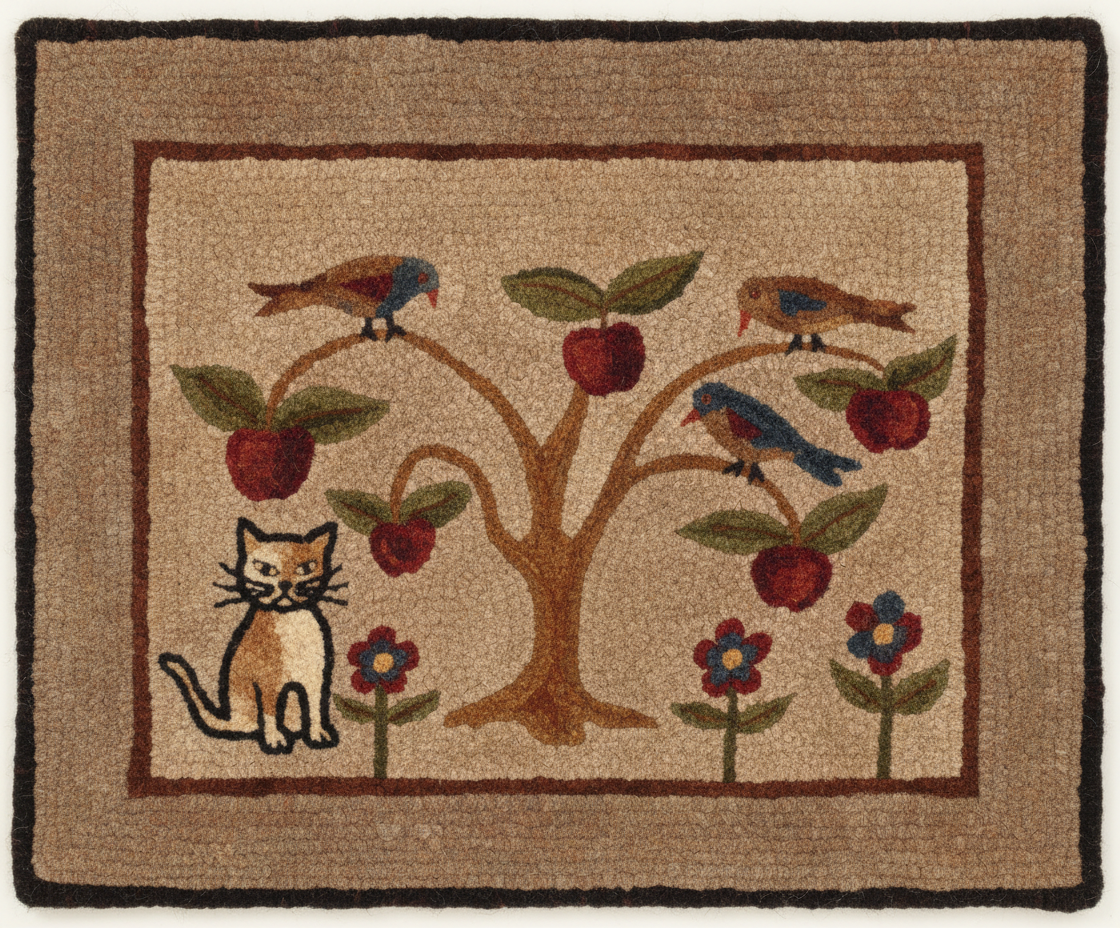 Kitty and the Apple Tree