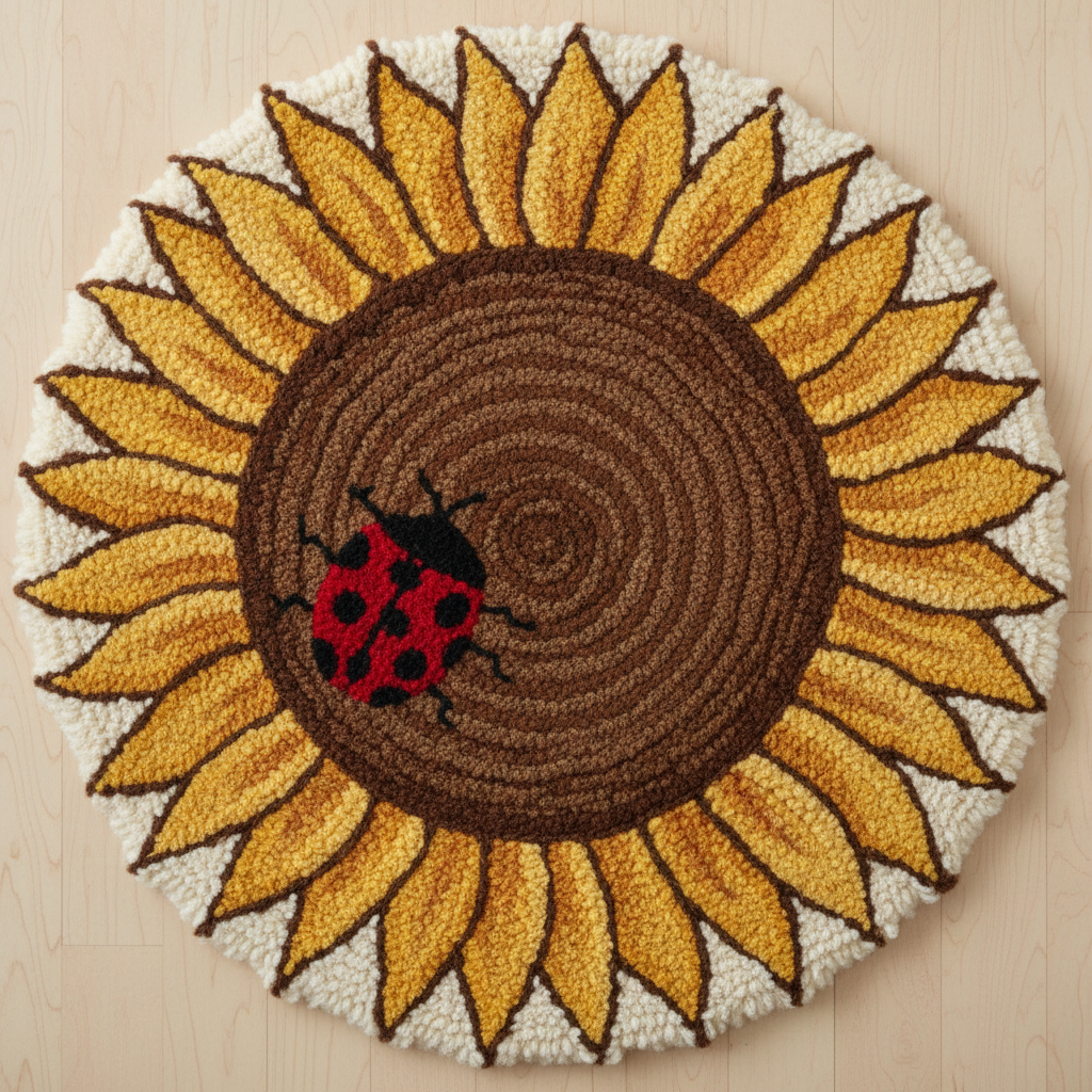Ladybug and Sunflower