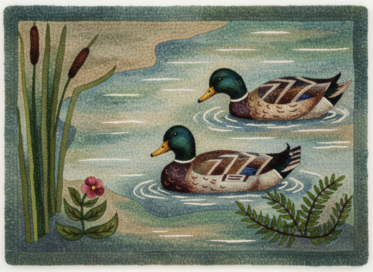 Mallards in Rushes