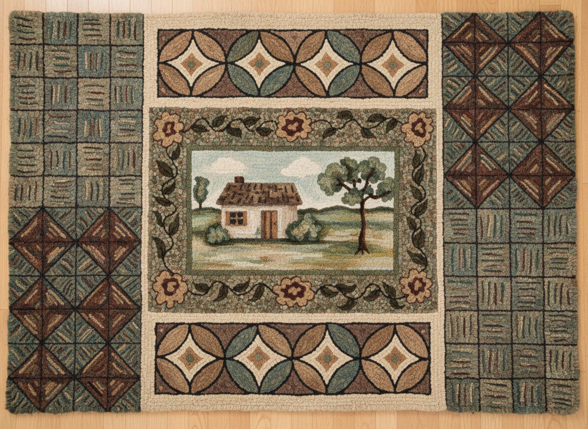 Sampler Rug