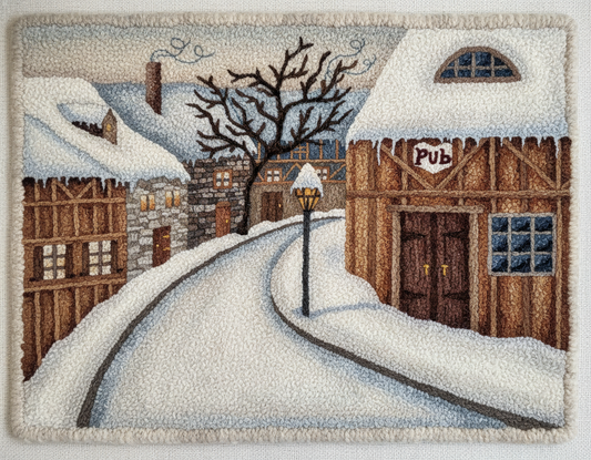 Snowy Old London Town