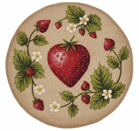 Strawberry Chair Pad