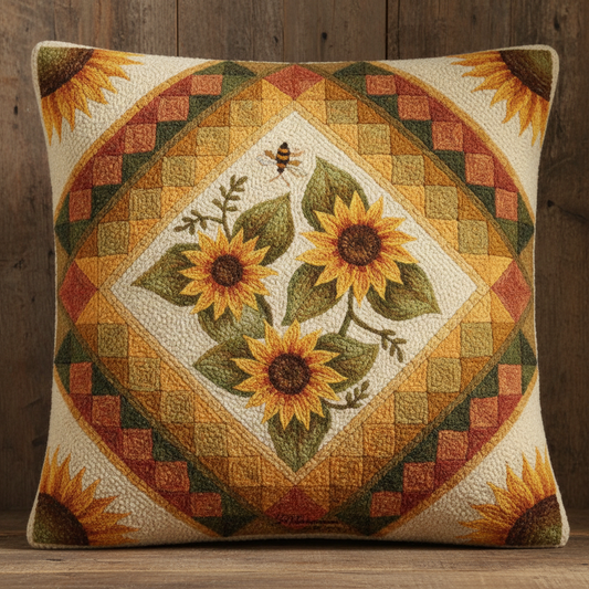 Sunflower Pillow
