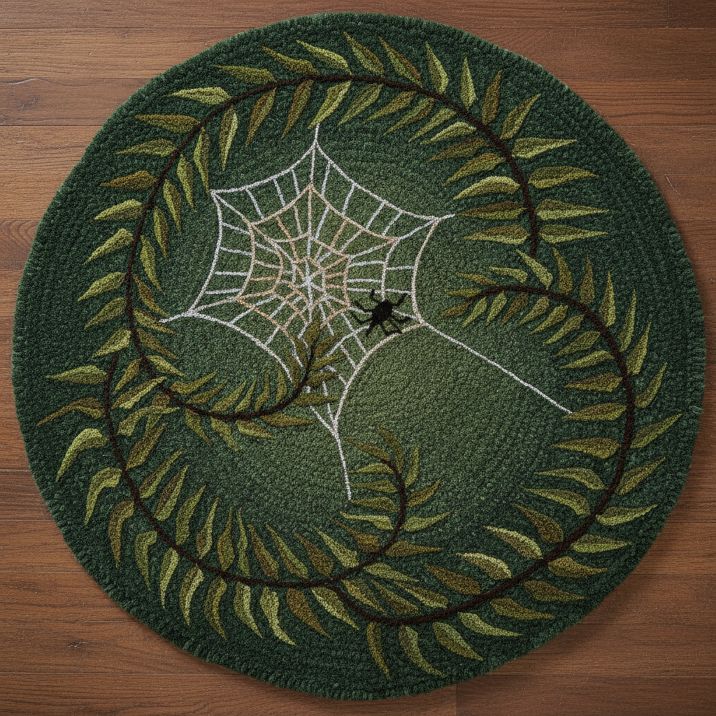 Spider Rug Hooking Patterns The Spiders Web – Anita's Rug Hooking
