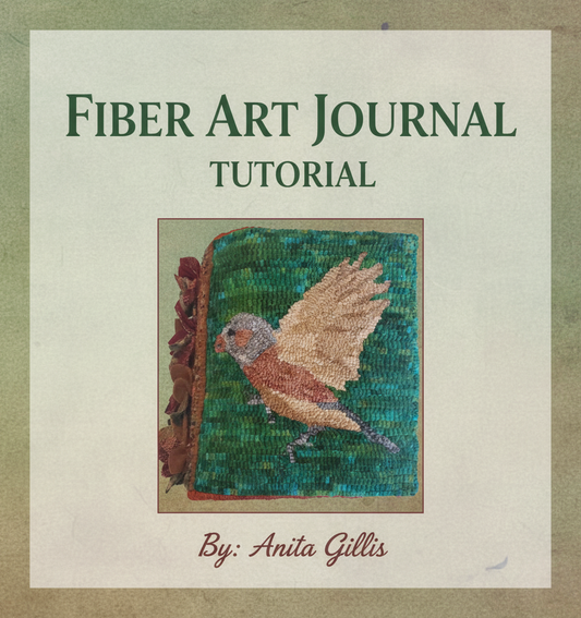 Fiber Art Journal Hooked Cover Tutorial